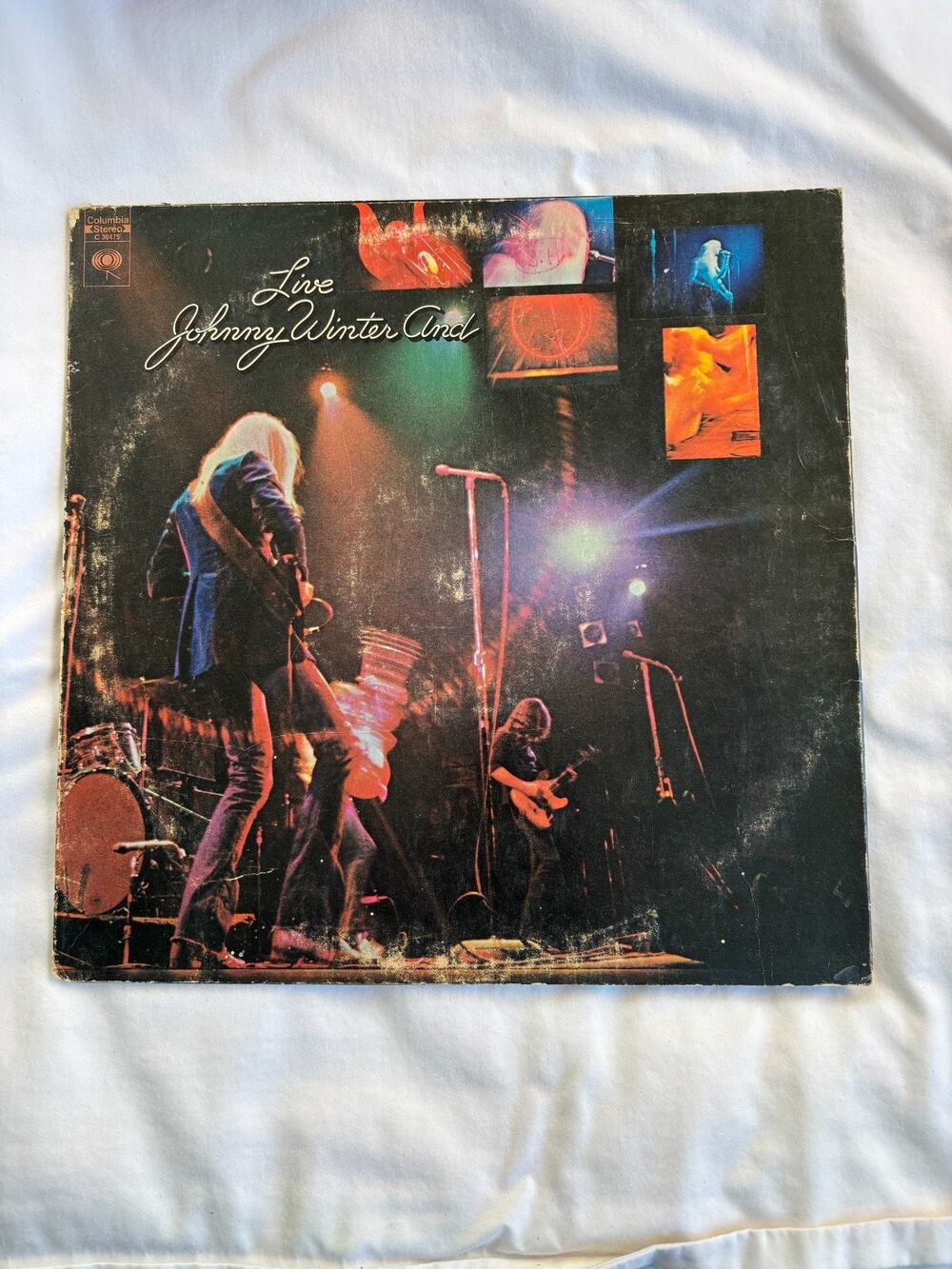 Johnny Winter and Live LP Vinyl Record Early Press